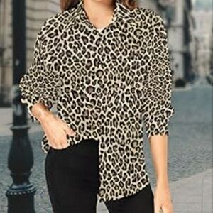 Leopard Print Women's Top